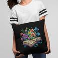 Enchanted Open Book With Blooming Flowers Pillowcase