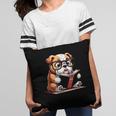English Bulldog Reading a Book Dog For Men Women Girls Kids Pillowcase