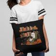 Ghost Library Reading Books Halloween Men Women Kids Pillowcase