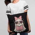 Ghost Reading Book Halloween Cat Lover Pillowcase