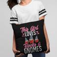 This Girl Loves Books And Gnomes Gardener Dwarf Garden Gnome Pillowcase