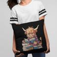 Highland Cow Reading Book Librarian Library Pillowcase Highland Cow Reading Book Librarian Library Pillowcase