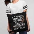 If It Involves Cats Books Coffee Introvert Pet Lover Pillowcase