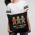 Just Booked For The Holidays Gingerbread Pillowcase Just Booked For The Holidays Gingerbread Pillowcase