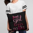 JUST A GIRL WHO LOVES BOOKS LIBRARIAN BOOK LOVERS BOOKWORM Pillowcase