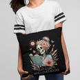 Just A Girl Who Loves Books Messy Bun Book Skeleton Bookworm Pillowcase