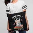 Just A Girl That Loves Cats And Books Cute Cat & Bookwork Pillowcase