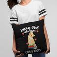 Just a Girl Who Loves Cats And Books Reading Cat & Bookworm Pillowcase Just a Girl Who Loves Cats And Books Reading Cat & Bookworm Pillowcase