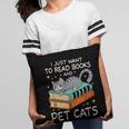 I Just Want To Read Books And Pet Cats Bookish Bookworm Pillowcase