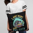 I Just Want To Read Books And Pet Cats Cat Book Lovers Pillowcase