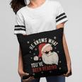 He Knows What You'Ve Been Reading Book Lover Women Santa Pillowcase He Knows What You'Ve Been Reading Book Lover Women Santa Pillowcase