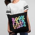 Library Book Fair Vibe Tie Dye School Reading Nostalgic Pillowcase
