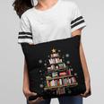 Library Books Christmas Tree Teacher Xmas Snowflake Pillowcase