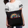 Take A Look A Book Vintage Reading Librarian Rainbow Pillowcase