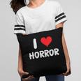 I Love Horror Heart Movies TV Show Books Writing Read Pillowcase
