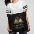 I Love You To The Library And Back Anatomical Heart Book Pillowcase