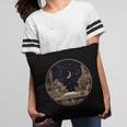 Moon Book Bookshelf Library Coffee Cup Star Stars Pattern Pillowcase