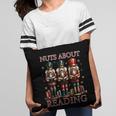 Nuts About Reading Nutcracker Reading Book Lover Christmas Pillowcase
