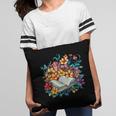 Open Book With Colorful Floral Reading Magic Pillowcase Open Book With Colorful Floral Reading Magic Pillowcase