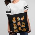 Orange Cats Reading Books Cat Lover Pillowcase