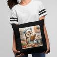 Owl Learning To Cook With Cookbook Chef Apron Stove Cooking Pillowcase