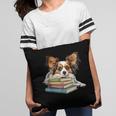 Papillon Books Reading Dog Breed Graphic For Men Women Kids Pillowcase