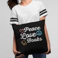 Peace Love Books Read Book Reading Librarian Across America Pillowcase