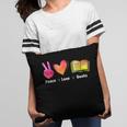 Peace Love Books Reader Librarian Library Book Pillowcase