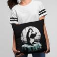 Penguin Reading A Book Vintage Graphic Bookworm Lover Pillowcase