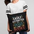 Pet Lover Joke Easily Distracted By Dogs And Books Men Pillowcase