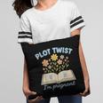 Plot Twist I'm Pregnant Literary Pregnancy Announcement Book Pillowcase