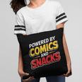 Powered By Comics And Snacks Comic Book Lover Pillowcase