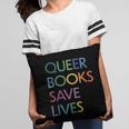 Queer Books Save Lives Read Banned Books LGBTQIA Books Pillowcase