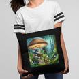Rabbit Reading Book Under Large Mushroom Easter Bandana Pillowcase