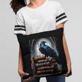 Raven On A Stack Of Books Wisdom Of Odin Pillowcase