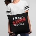 I Read Banned Books Censored Red Stamp Reading Librarian Pillowcase