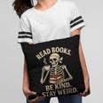 Read Books Be Kind Stay Weird Skeleton Reading Coffee Goth Pillowcase