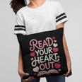 Read Your Cute Heart Out Teacher Librarian Love Reading Book Pillowcase