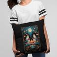 The Reader Bookish Cute Spooky Ghost Reading Book Tarot Card Pillowcase
