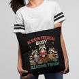 Reading Book Lover Racoon Always Freakin Busy Reading Trash Pillowcase