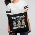 Reading With My Gnomies Gnomes Books Lover Bookworm Pillowcase