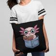 Readsalotl Axolotl Reading Book Lover Reading Pocket Axolotl Pillowcase