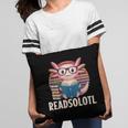 Readsolotl Axolotl Reading Book Lover Kawaii Bookworms Pillowcase