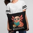 Readsolotl Kawaii Axolotl Reading Book Lover Pillowcase
