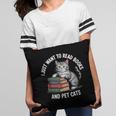 Retro I Just Want To Read Books And Pet Cats Pillowcase