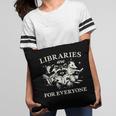 Retro Libraries Are For Everyone Racoon Reading Book Lover Pillowcase