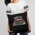 Retro Vintage Drink Tea Read Books Be Happy Reading Pillowcase