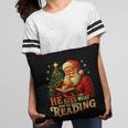 He Sees What You’Ve Been Reading Santa Book Lover Christmas Pillowcase He Sees What You’Ve Been Reading Santa Book Lover Christmas Pillowcase