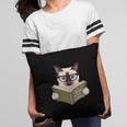 Siamese Cat Reading Book How To Train Your Human Humorous Pillowcase