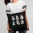 Snowman Reading Book Santa Christmas Bookish Teacher Pillowcase Snowman Reading Book Santa Christmas Bookish Teacher Pillowcase